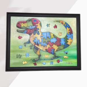 Pintura dinosaurio